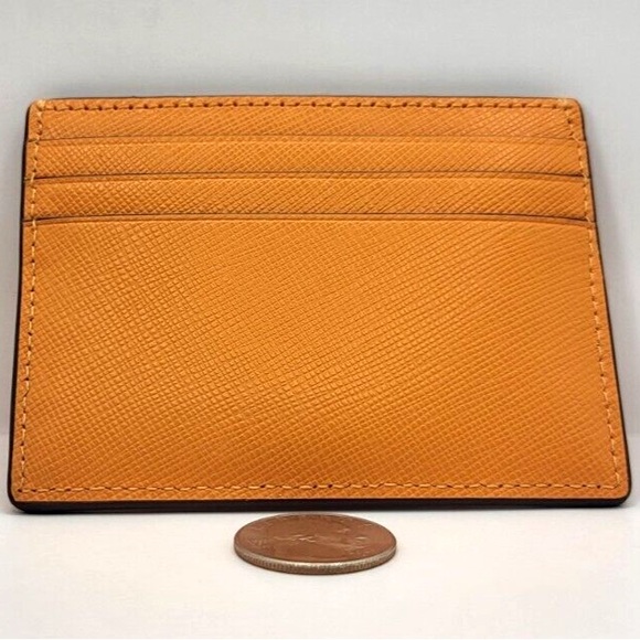 Kate Spade Madison Small Slim Card Holder Tumeric KC582 - Picture 4 of 10